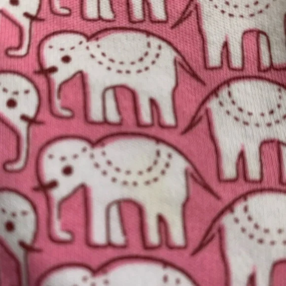 Roller Rabbit Pink Hathi Elephant Pajamas - Picture 11 of 16